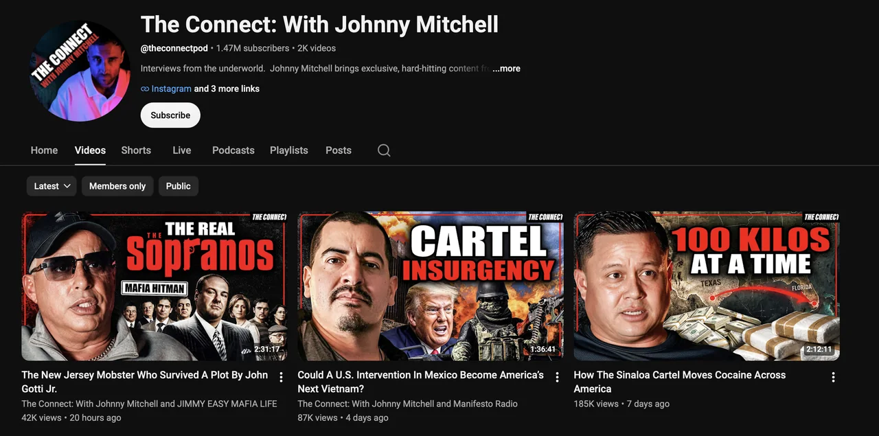 The Connect: With Johnny Mitchell, the 1.47M-subscriber podcast the clips come from